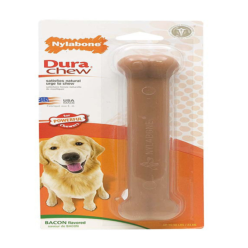 Nylabone Power Chew Durable Dog Toy Bacon 1ea/Large - Up To 50 lb