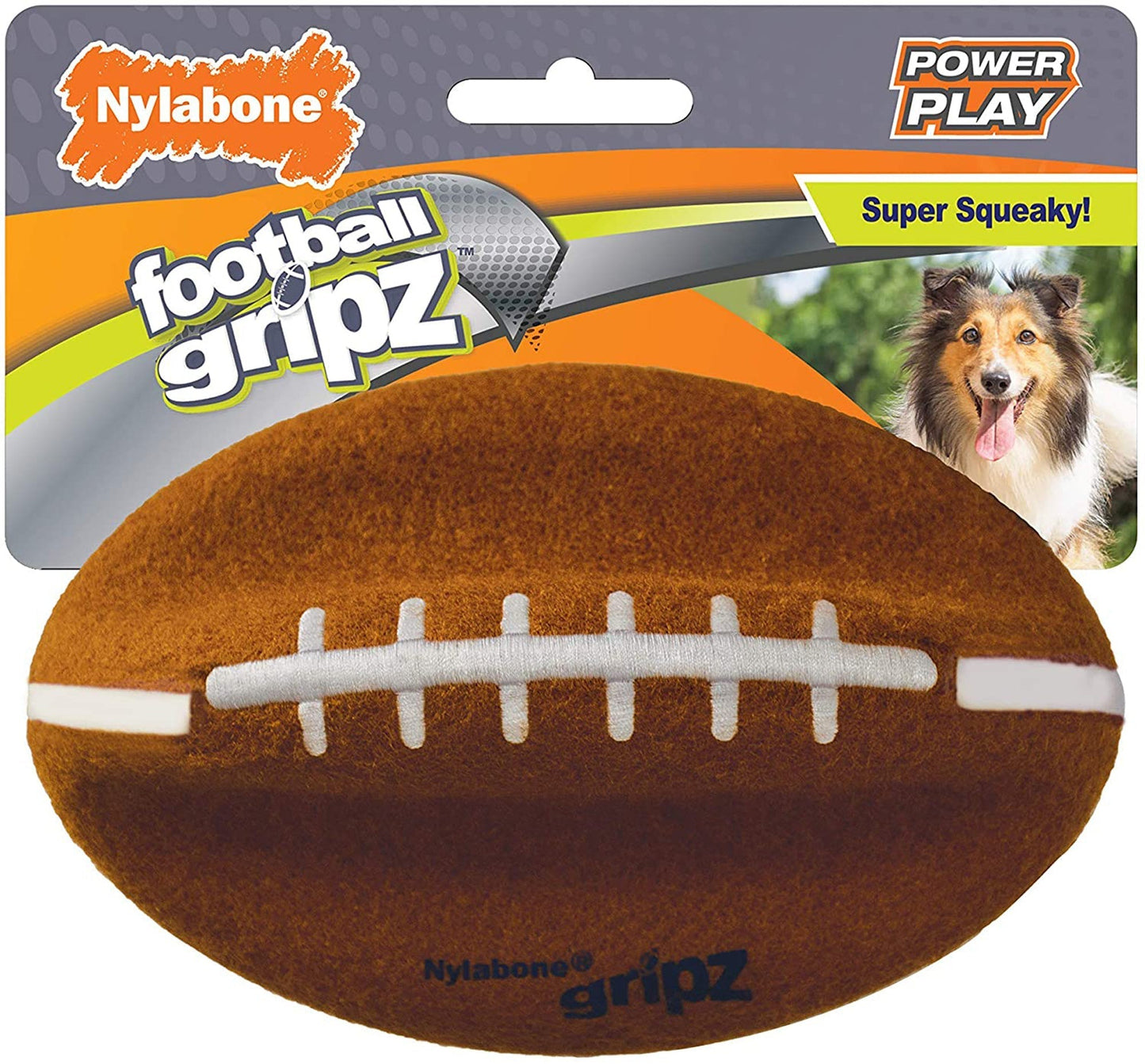 Nylabone Power Play Dog Football Gripz 1ea/Large 8,5 in