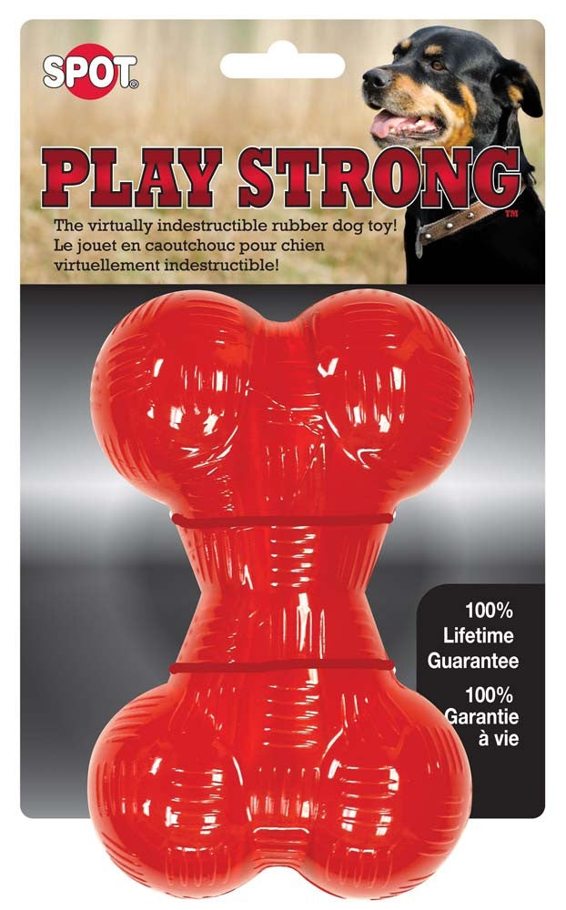 Spot Play Strong Bone Dog Toy 1ea/6,5 in, LG
