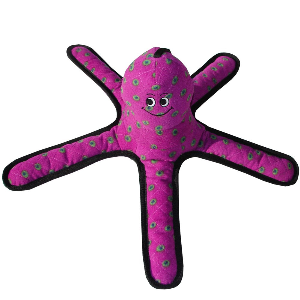 Tuffy Ocean Creature Octopus Durable Dog Toy Purple 1ea/15,8 in, LG