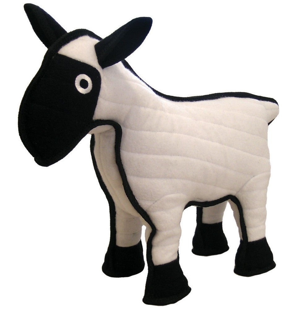 Tuffy Barnyard Sheep Durable Dog Toy White 1ea/18,25 in