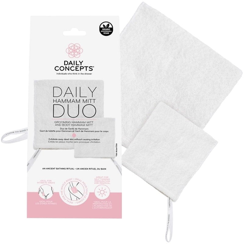 Daily Hammam Mitt Duo