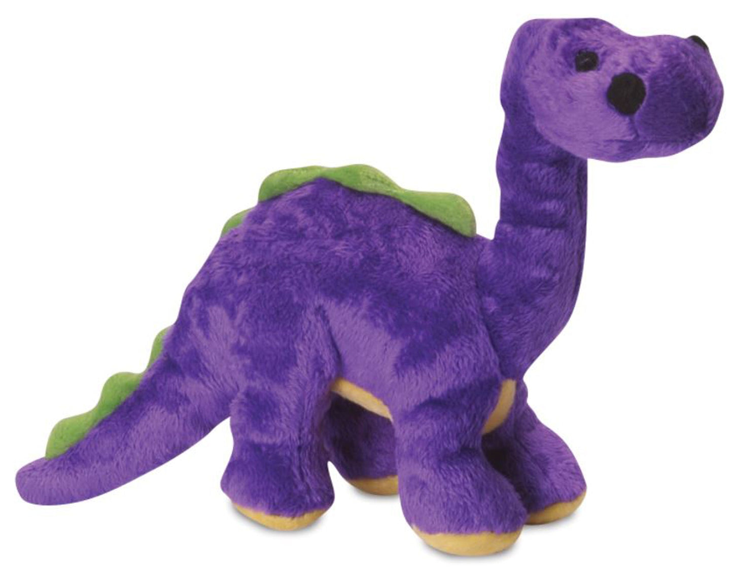 goDog Dinos Bruto with Chew Guard Technology Tough Plush Dog Toy Purple 1ea/SM
