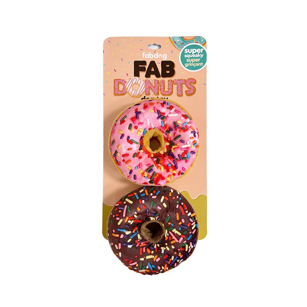 Fabdog Foodies Donuts Dog Toy
