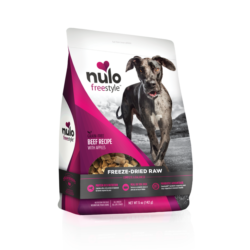 Nulo FreeStyle Dog Freeze-Dried Raw Grain-Free Beef With Apples