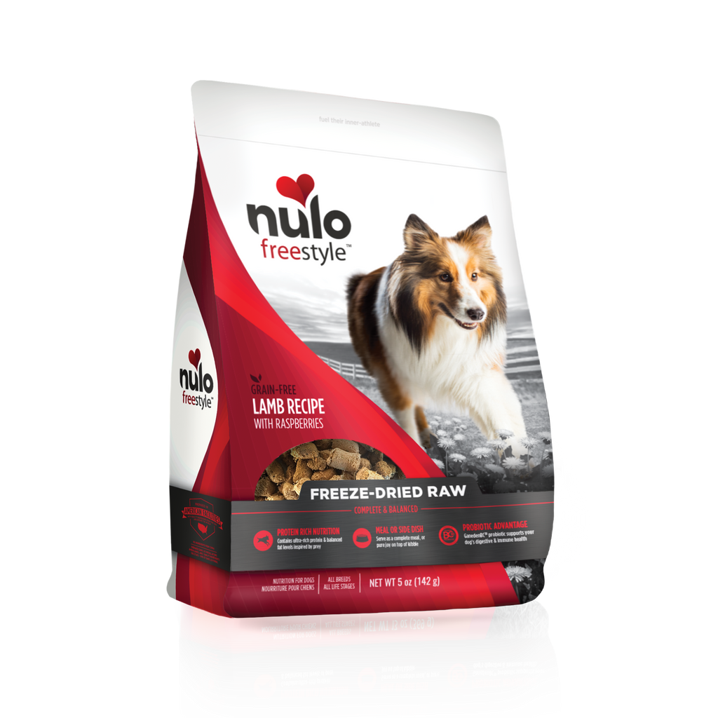 Nulo FreeStyle Dog Freeze-Dried Raw Grain-Free Lamb With Raspberries
