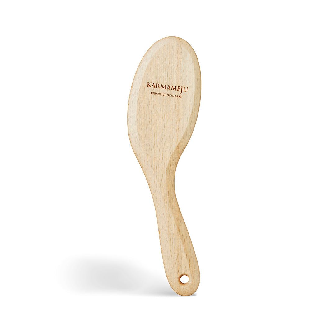 Buff Natural Body Brush with Handle