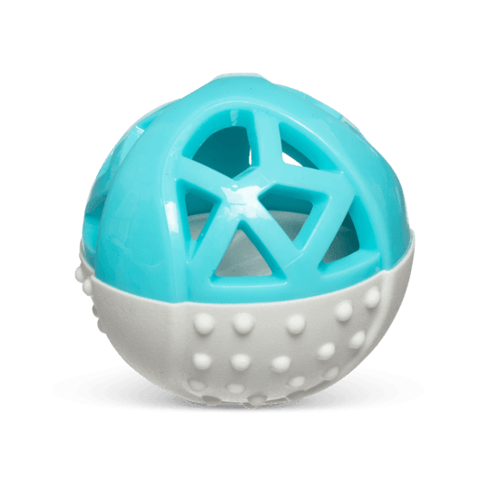 Totally Pooched Catch N Squeak Rubber Ball Teal