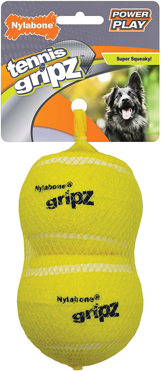 Nylabone Power Play Dog Tennis Ball Gripz 1ea/Large (2 ct)