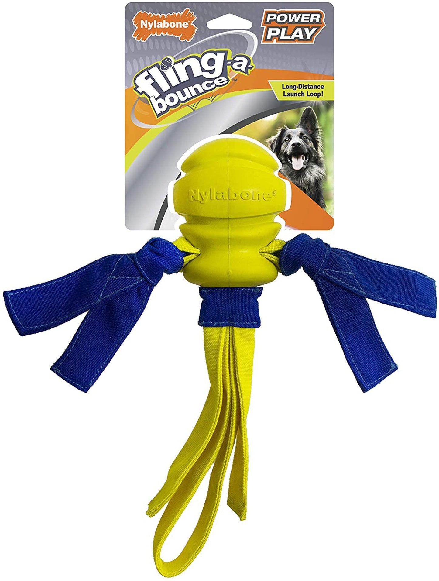 Nylabone Power Play Dog Fetch Toys Fling-a-Bounce 1ea/Large