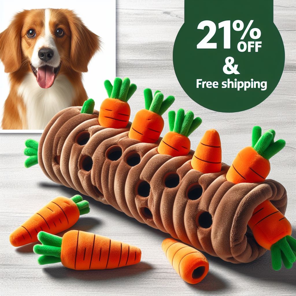12 Plush Carrots Enrichment Dog Puzzle Toys | Hide And Seek Carrot Farm Dog Toys - Zus Desire