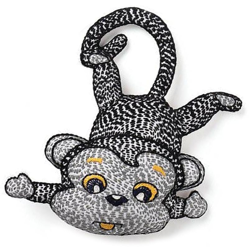 Handmade Kantha Monkey Lovey Rattle