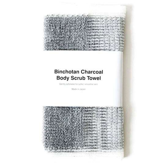 Morihata Binchotan Body Scrub Towel 9" x 40" (1 pc)