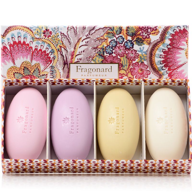 Fragonard Parfumeur Flower Set of 4 Guest Soaps (4 x 50 g)