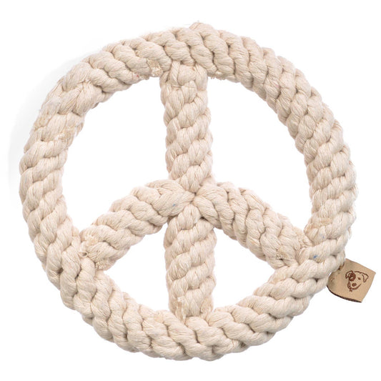 Jax & Bones: Peace Sign Rope Toy