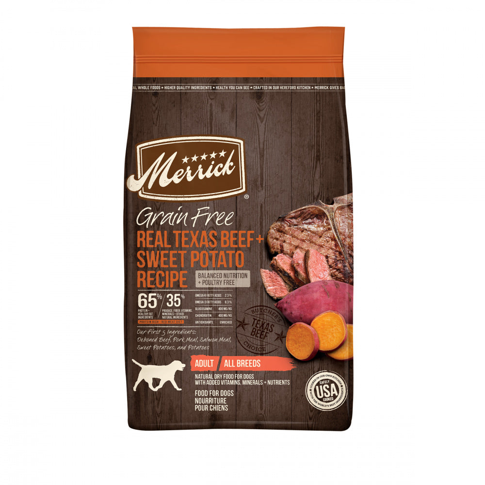 Merrick Grain Free Real Texas Beef & Sweet Potato Dry Dog Food