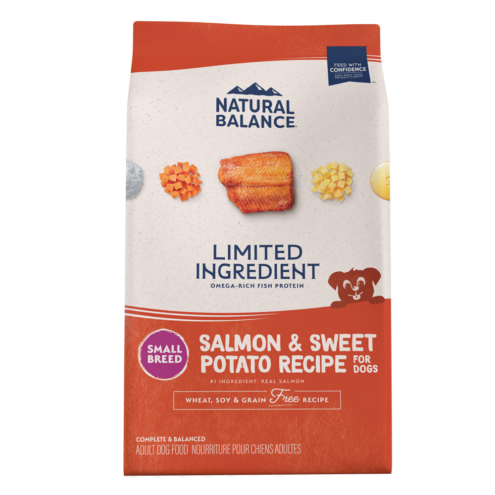 Natural Balance L.I.D. Limited Ingredient Diets Adult Maintenance Sweet Potato and Fish Small Breed Bites Dry Dog Food