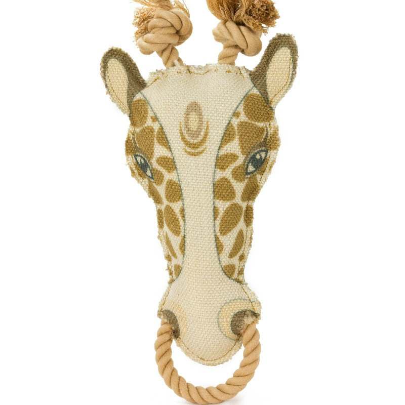 Steel Dog USA BURLAP Giraffe