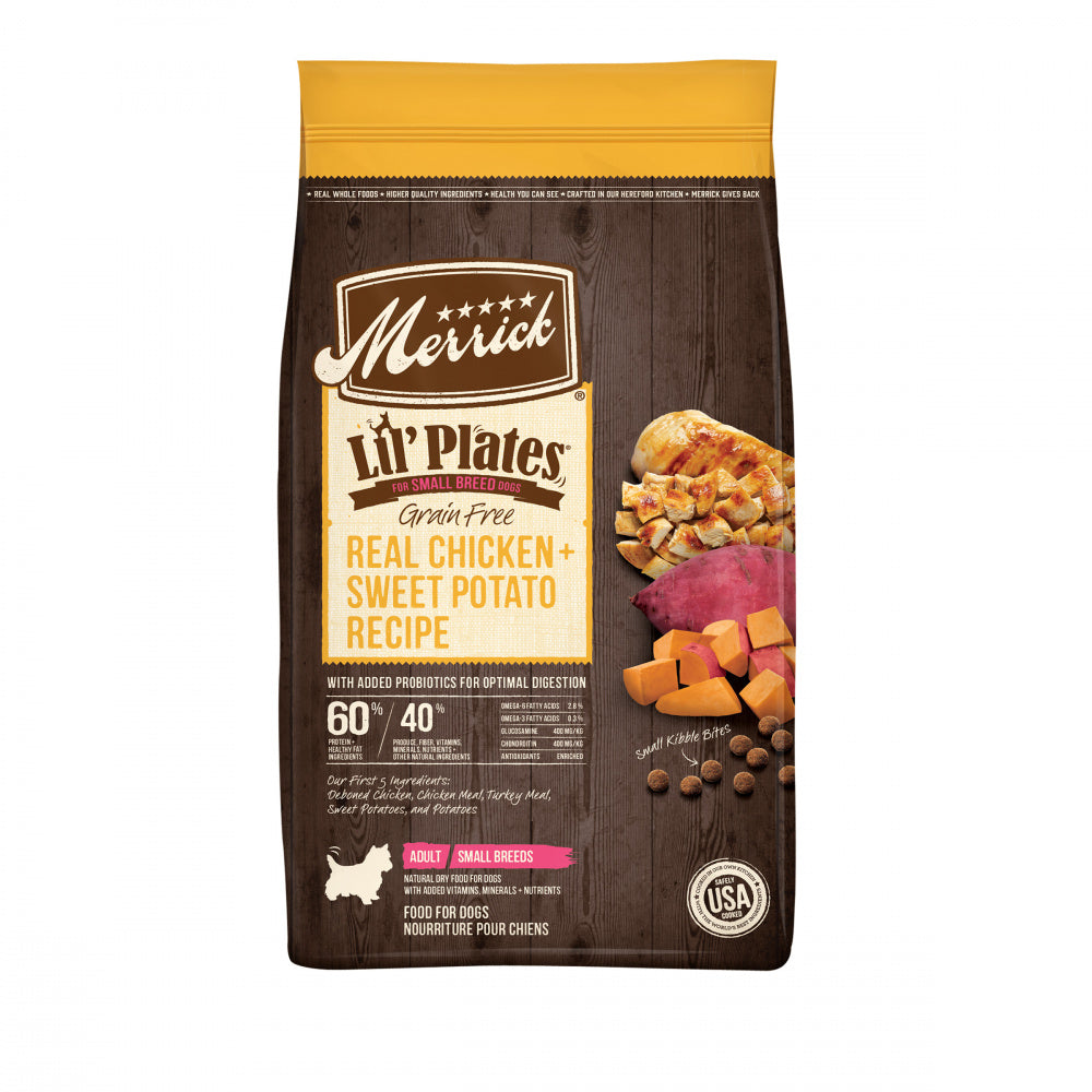 Merrick Lil' Plates Small Breed Grain Free Real Chicken & Sweet Potato Dry Dog Food