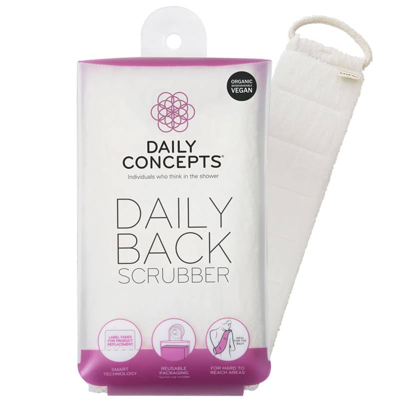 Daily Concepts Daily Back Scrubber with packaging