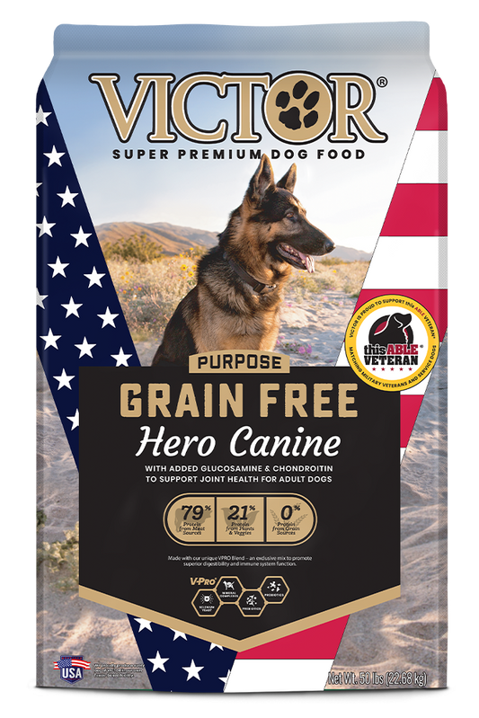 Victor Grain Free Hero Canine Formula with Glucosamine Dry Dog Food