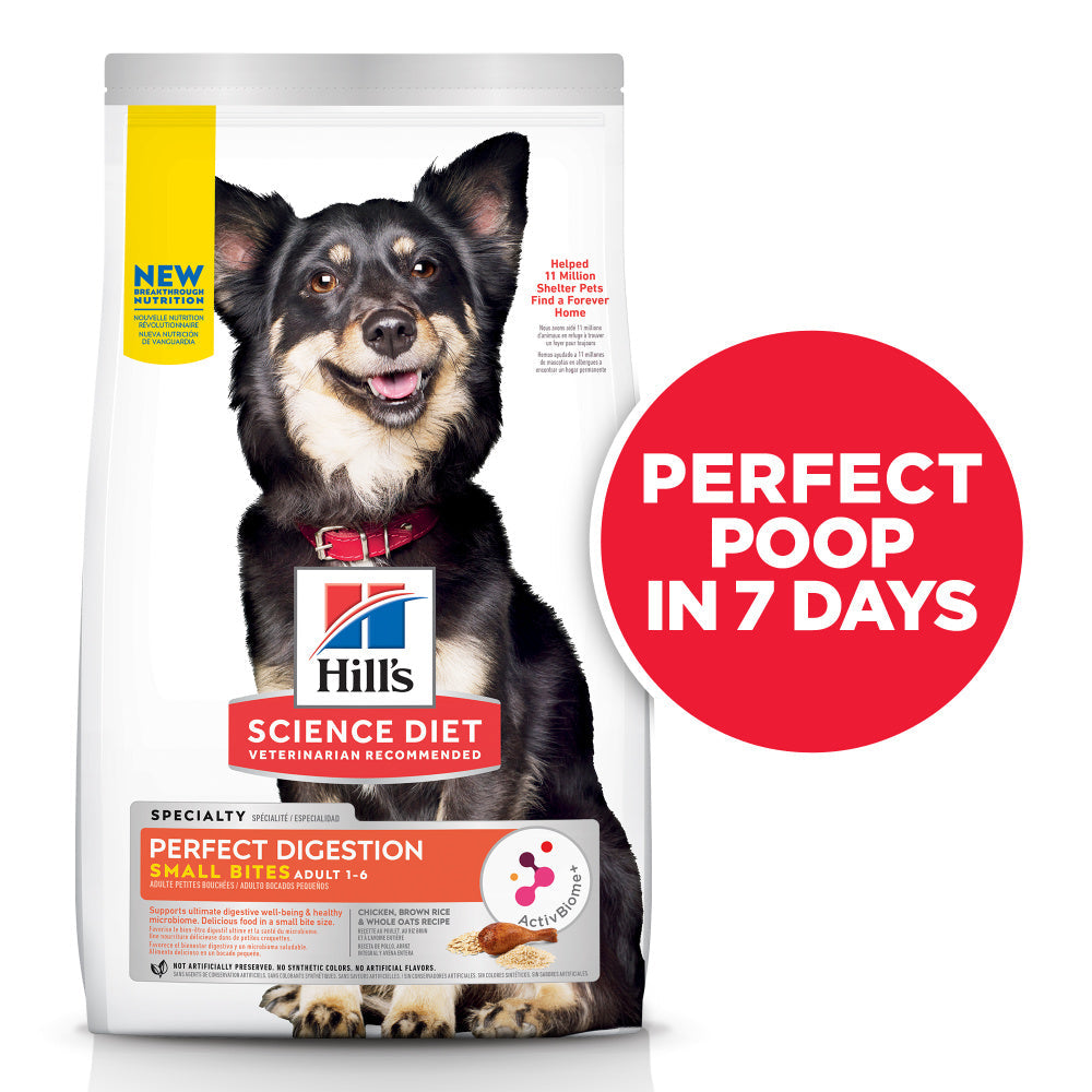 Hill's Science Diet Adult Perfect Digestion Small Bites Chicken Dry Dog Food