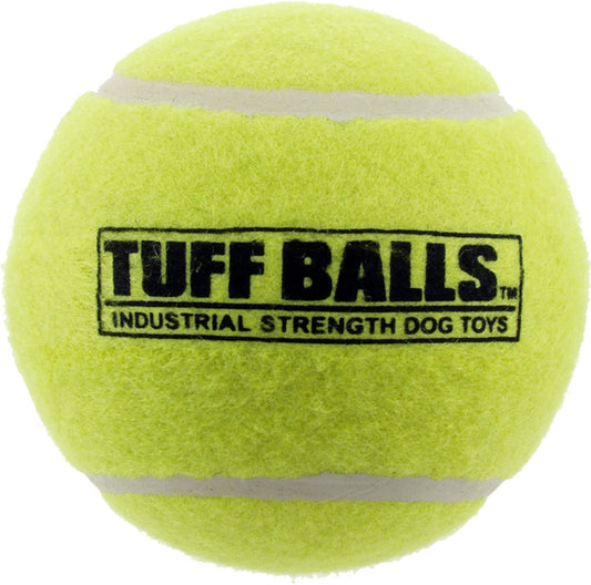 Petsport USA Tuff Ball Dog toy Yellow 12ea/Bulk, 2,5 in