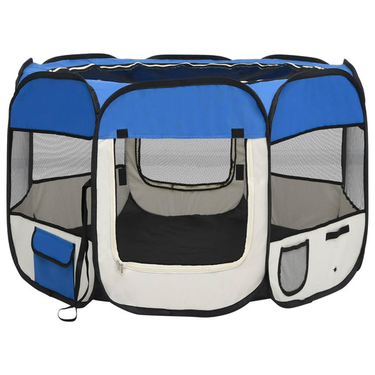 Foldable Dog Playpen With Carrying Bag