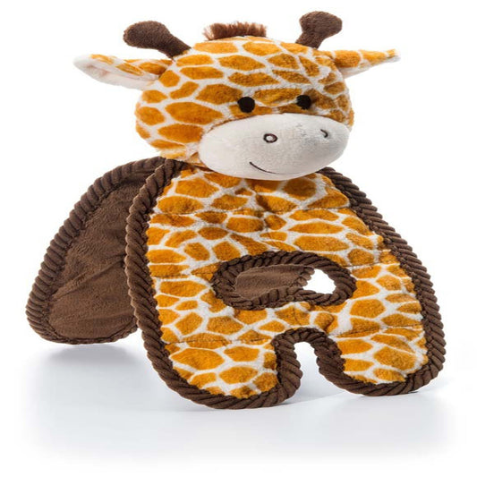 Charming Pet Products Cuddle Tugs Giraffe Dog Toy Brown 1ea/18,5 in