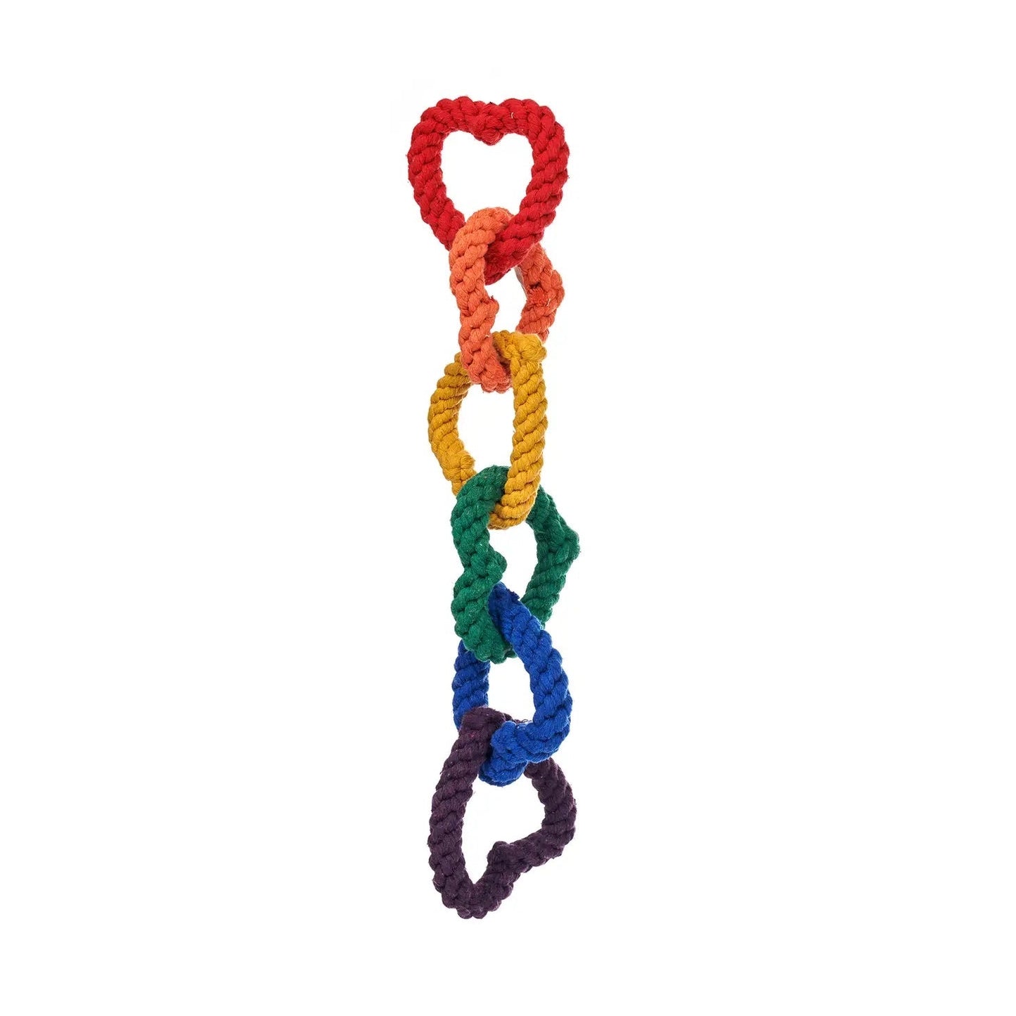 Jax & Bones: 6 Chain Rainbow Rope Toy
