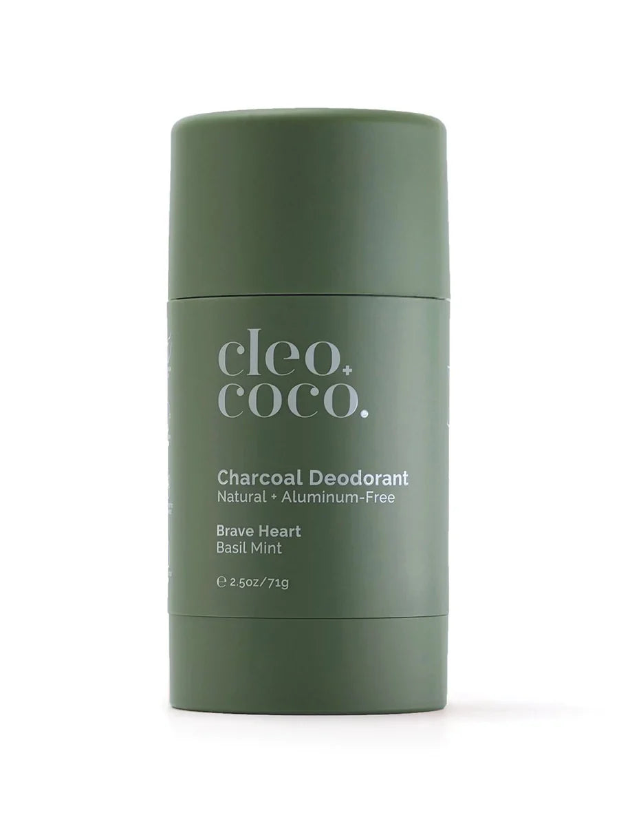 CHARCOAL DEODORANT Brave Heart Basil Mint