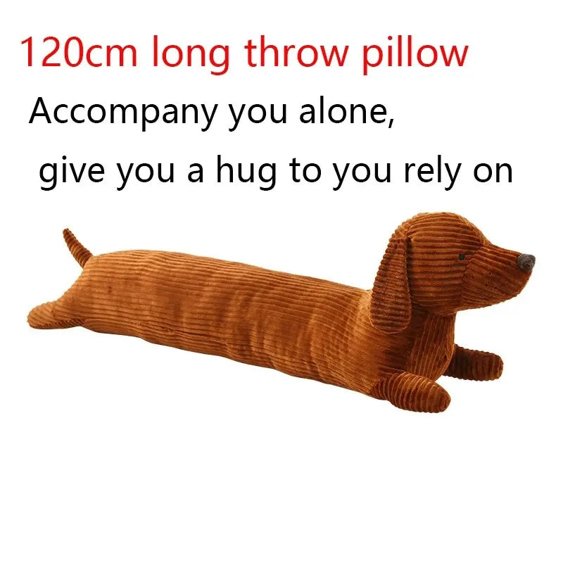 Dachshund Dog Plush Hug Pillow - Soft and Durable Stuffed Throw Cushion Animals Pillow for Sofa Home Decoration, Gifts for Kids (47in) ShopOnlyDeal