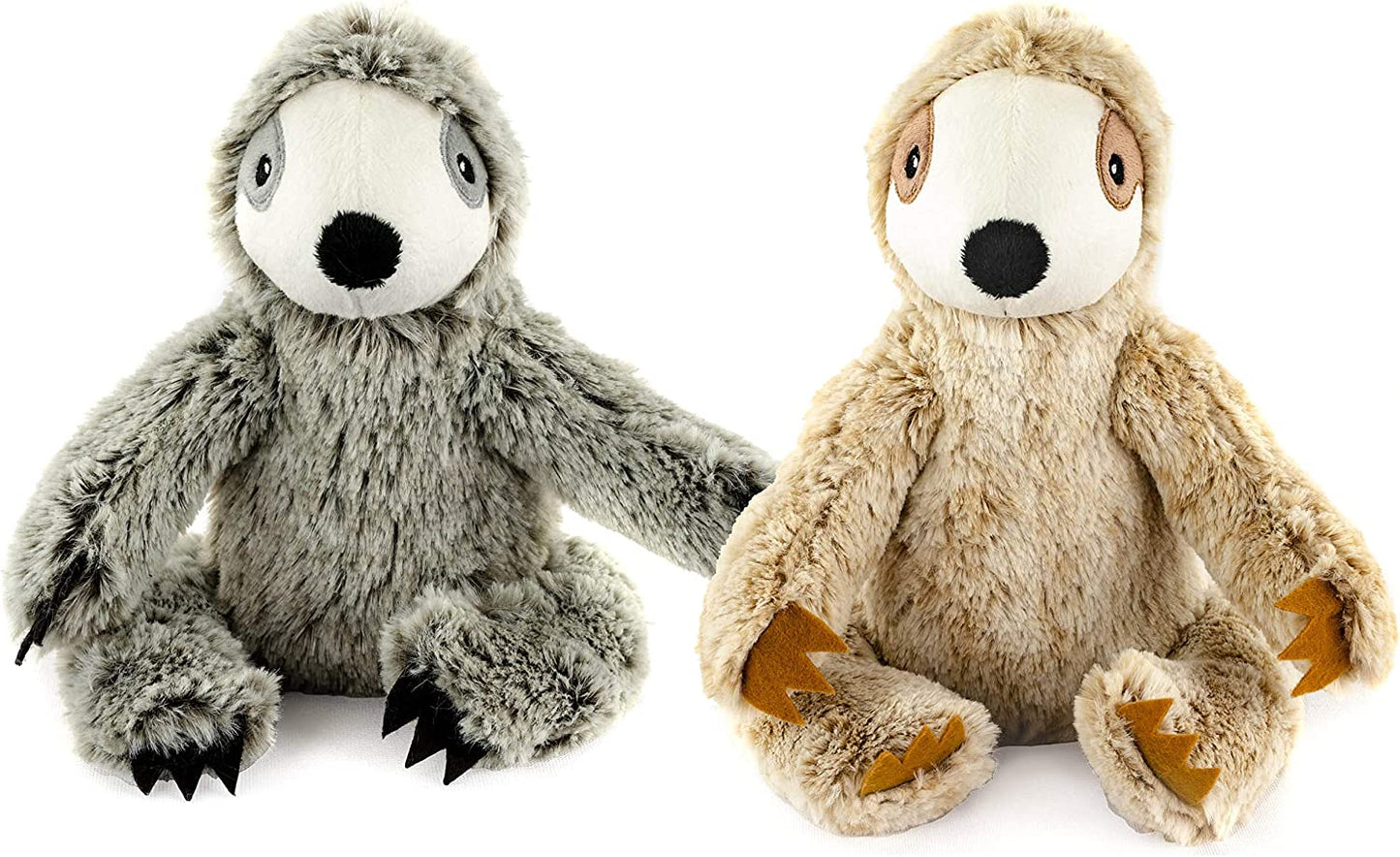 <transcy>天才世界Metropawlin宠物棕褐色懒惰毛绒吱吱狗狗玩具</transcy>