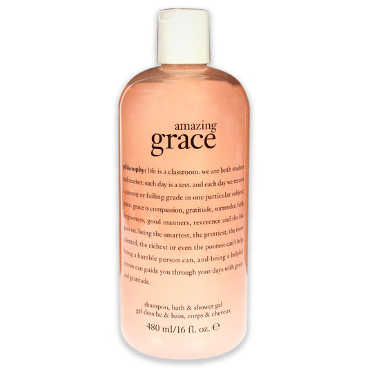 Amazing Grace Perfumed Shampoo Bath & Shower Gel by Philosophy for Unisex 16 oz Bath & Shower Gel