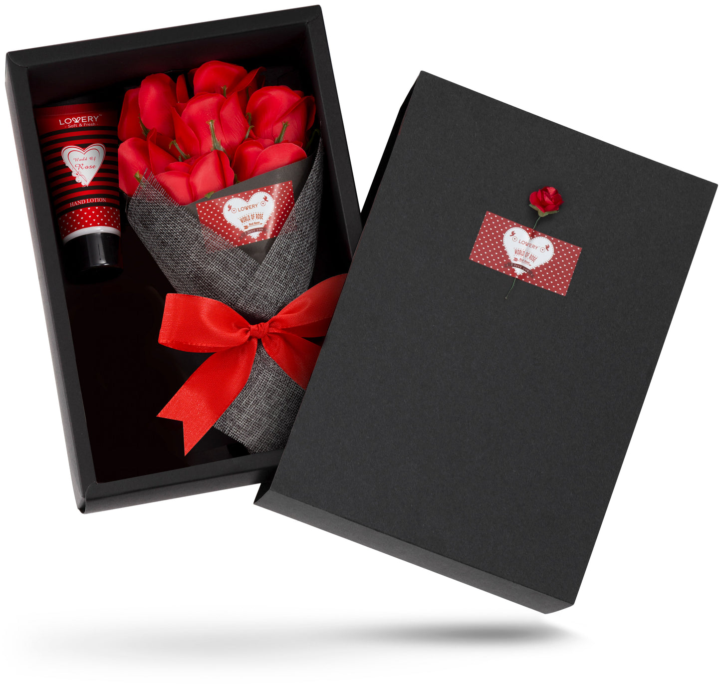 Red Rose Jasmine Bath and Body Care - 8Pc Spa Gift