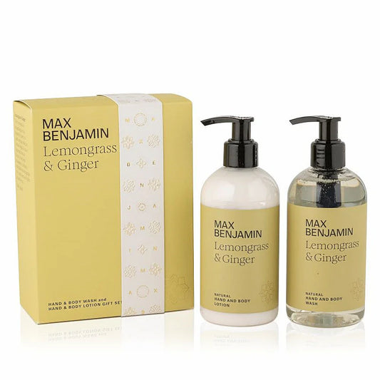 Max Benjamin Lemongrass & Ginger Wash & Lotion Gift Set