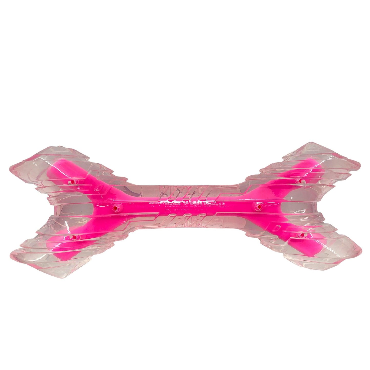 Nerf Scentology Dog Toy Bacon Scented Pink Bone