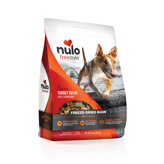 Nulo FreeStyle Dog Freeze-Dried Raw Grain-Free Turkey With Cranberries