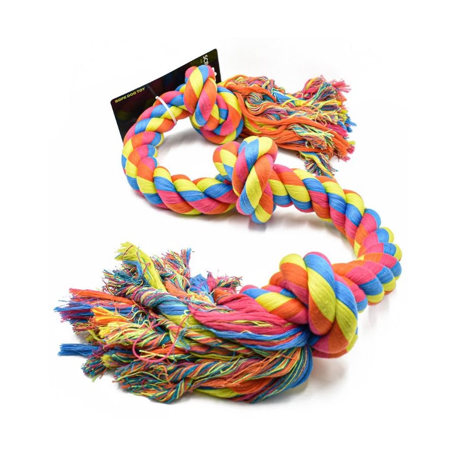 Scream Knot Jumbo Rope Dog Toy