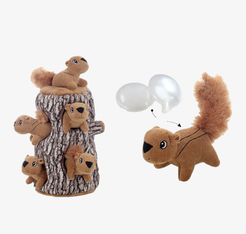 Squirrels Enrichment Dog & Cat Toy