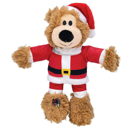 Kong Holiday Wild Knots Bear Dog Toy - Assorted Colours