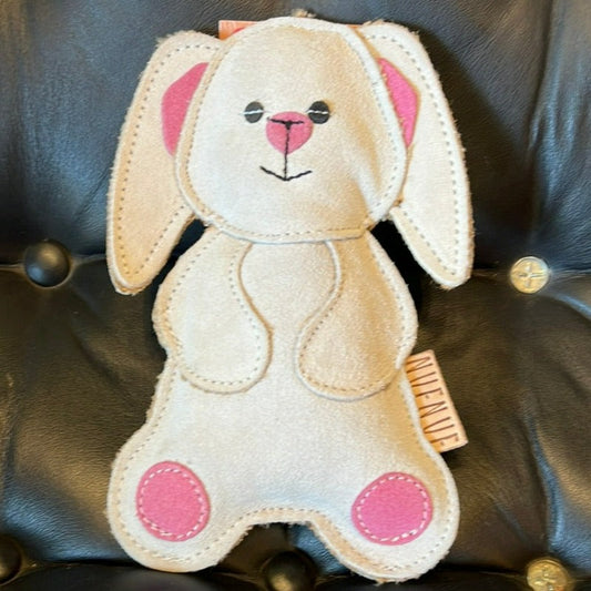 Nufnuf Bunny Suede Dog Toy