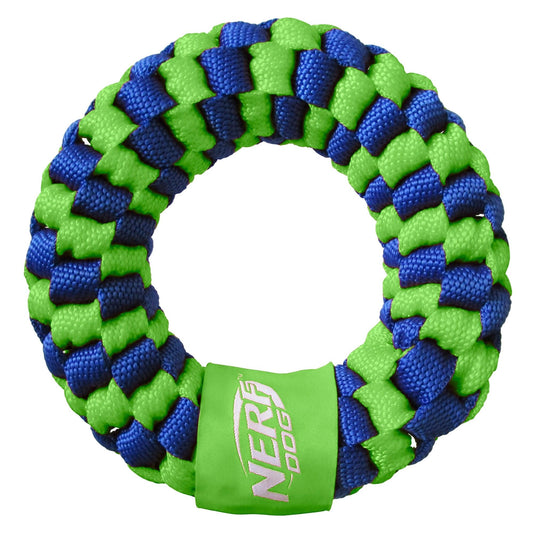 Nerf Dog Braided Twisted Ring Tug