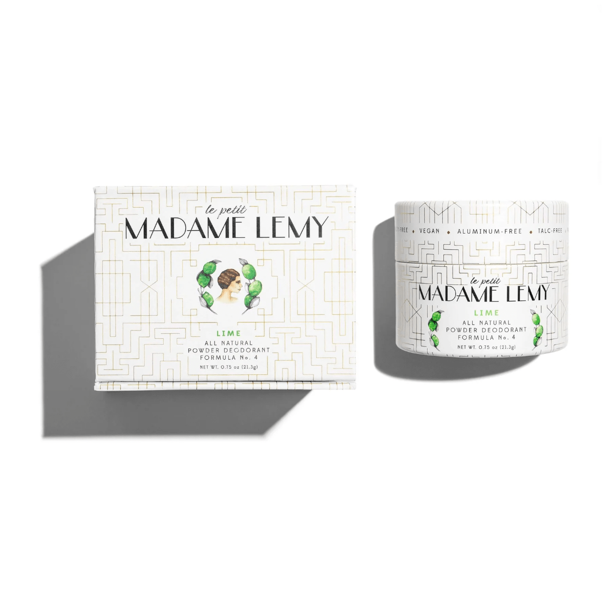 MADAME LEMY | Le Petit Deodorant, Body Powder & Dry Shampoo - Lime & Bergamont