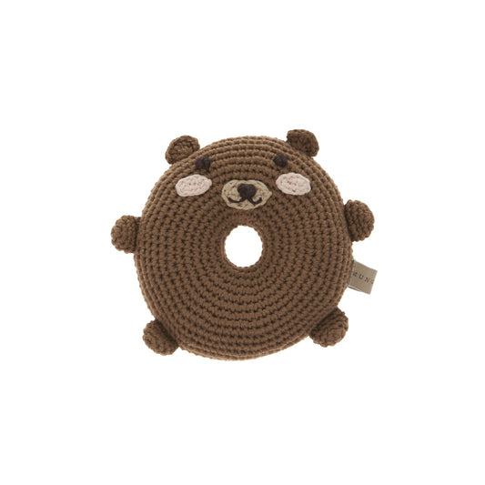 Donut-Bear Dog Toy