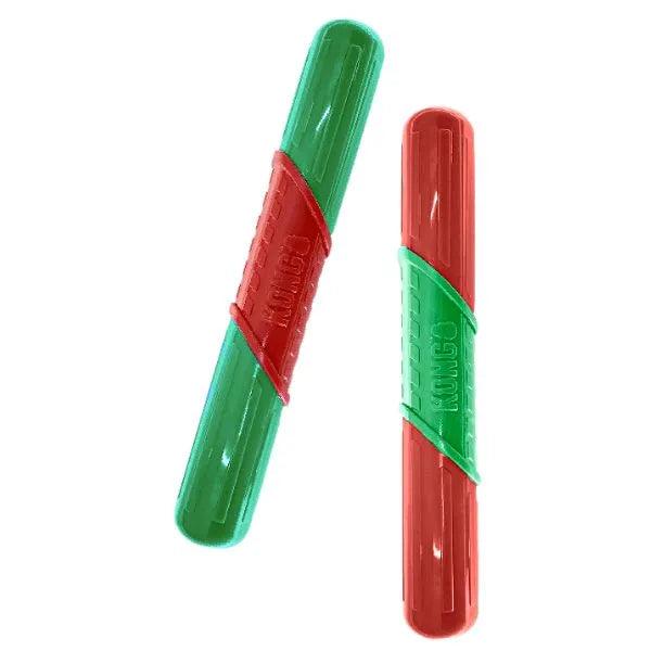 Kong Holiday Dog Toy Core Strength Rattlez Stick