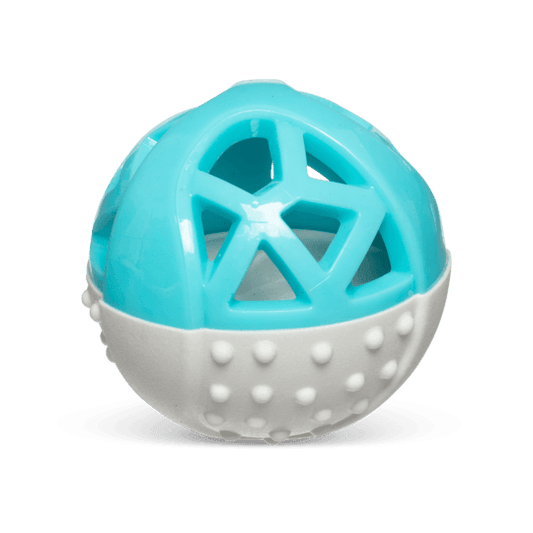 Totally Pooched Catch N Squeak Rubber Ball Teal
