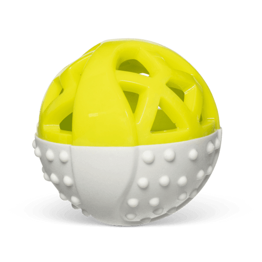 Totally Pooched Catch N Squeak Rubber Ball Green